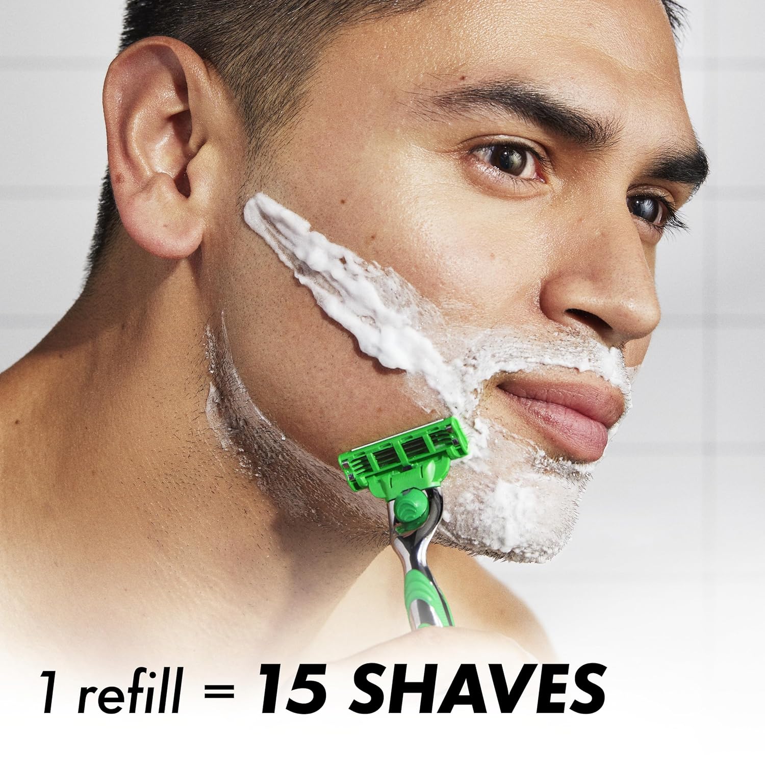 Gillette Mach3 Sensitive Shaving Razor for Men, 1 Handle and 5 Blade Refills, for Sensitive Skin
