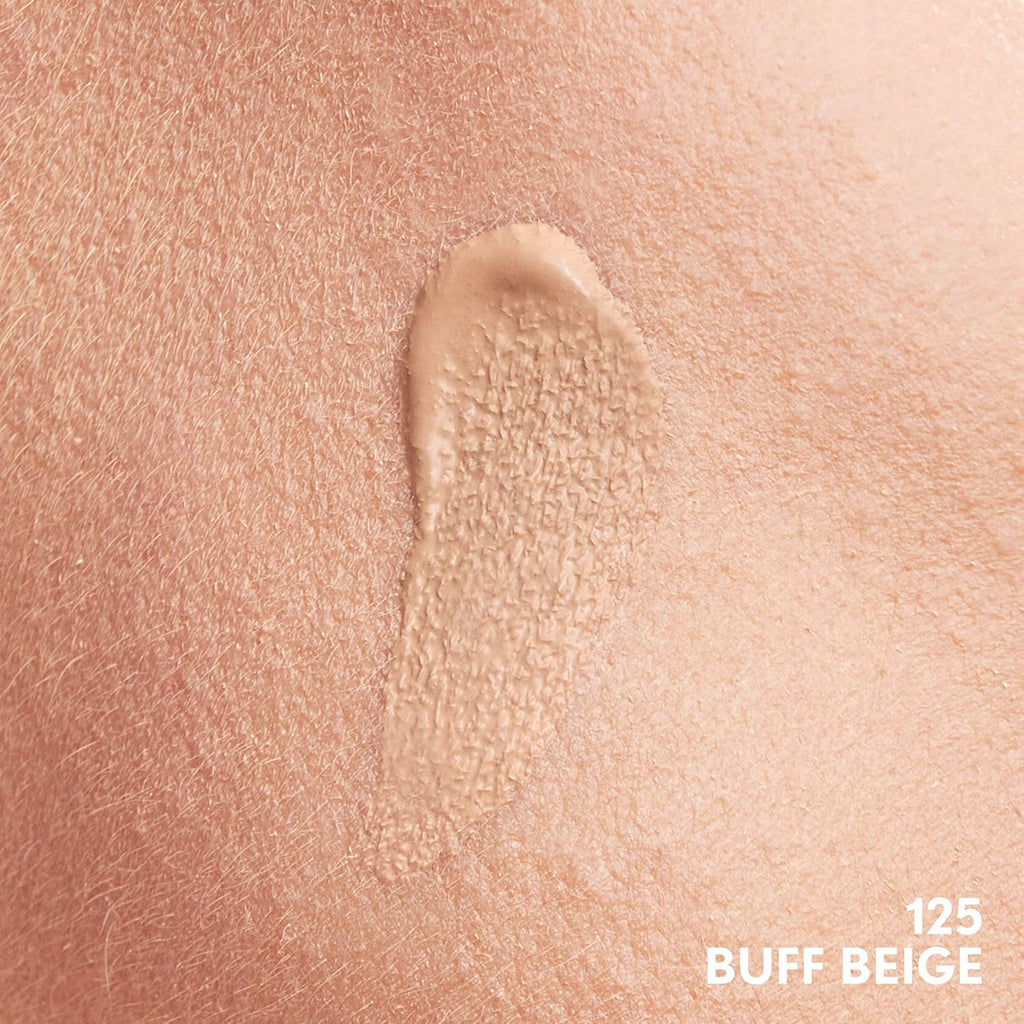 COVERGIRL Clean Invisible Foundation Makeup, Dewy & Glowy Natural Finish, Buildable Coverage, Skin-Like Smooth Look, Vegan, Buff Beige, 1oz