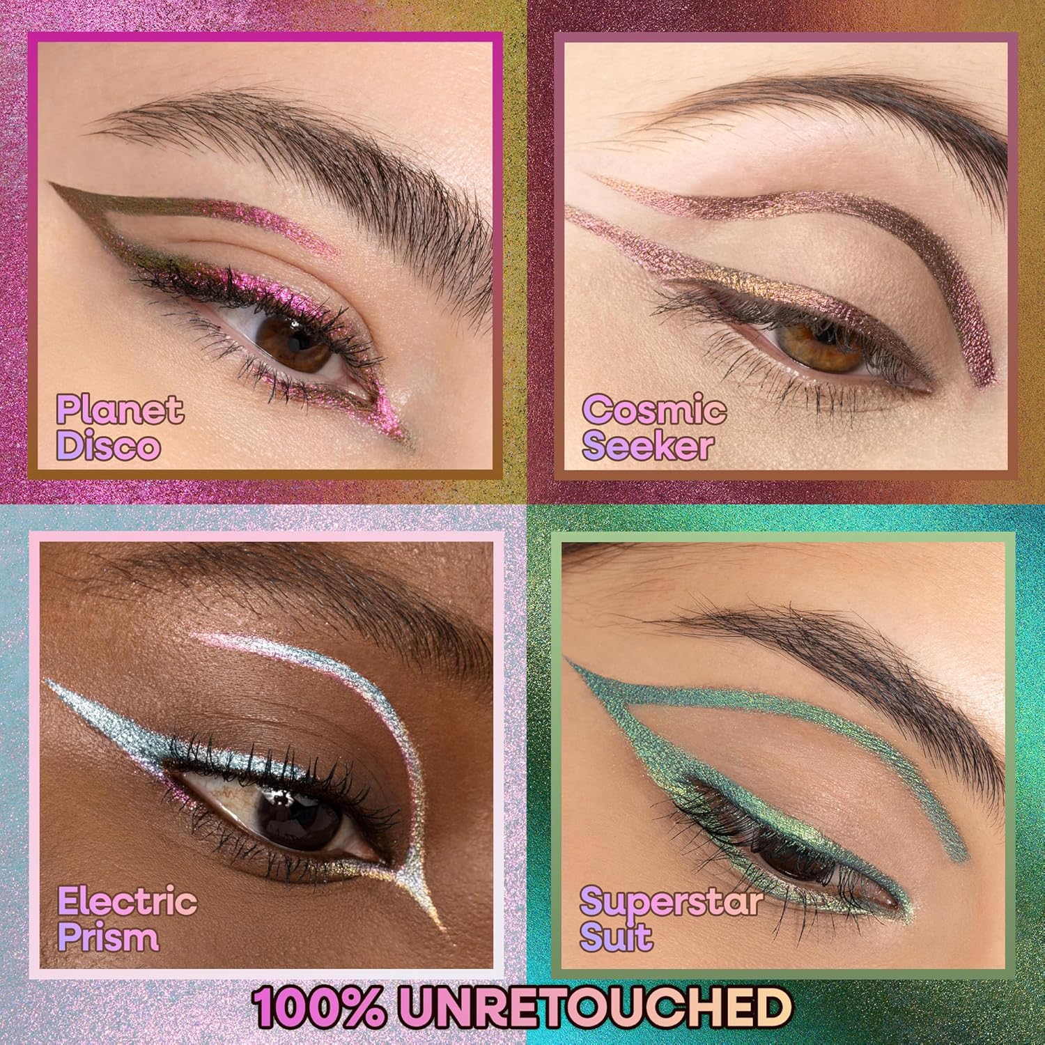 wet n wild Chameleon Chrome Eyeliner, Waterproof and Smudge-Proof, Multichrome Color Shift, Long-Lasting 18-Hour Wear, Cruelty-Free & Vegan - Electric Prism