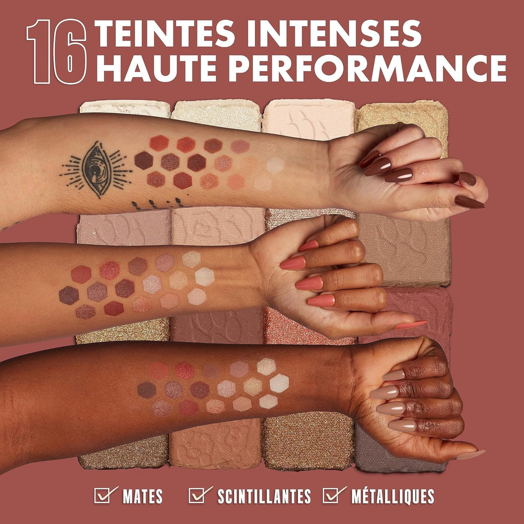 Nyx Professional Makeup Ultimate Shadow Palette, Eyeshadow Palette - Warm Neutrals