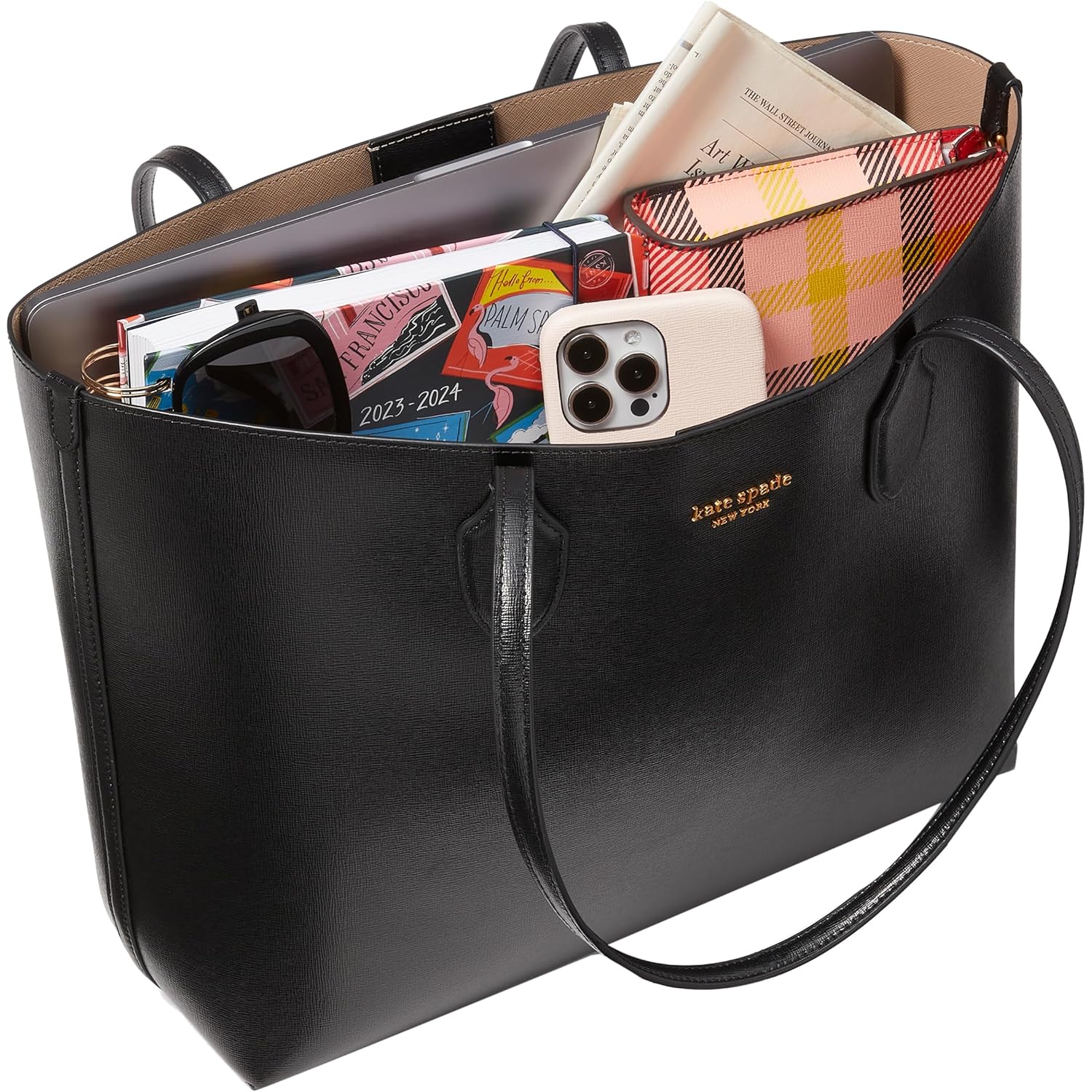 kate spade new york Women's Bleecker Saffiano Leather Large Tote