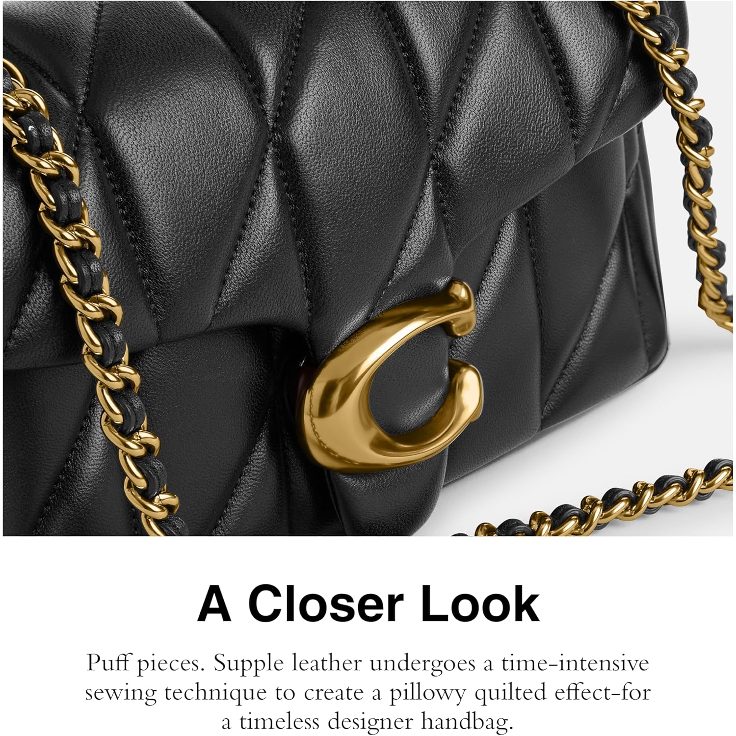 Quilted Tabby Shoulder Bag 20 with Chain