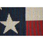 Western Origin American Flag Embroidered Tote Bag Stars And Stripes Beach Bag Rope Handles Shoulder Bag Women Purse
