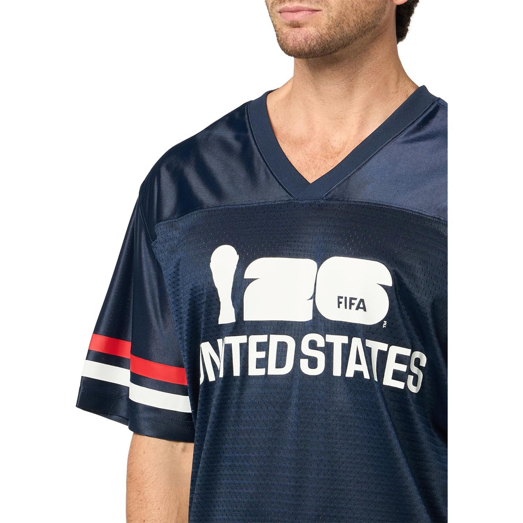 Outerstuff Fifa World Cup 2026 Mens Short Sleeve V-Neck Football Jersey