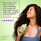 Garnier Fructis Curl Nourish Air Dry Cream Xl Leave In Conditioner, Sulfate-Free Curl Defining Cream For Moisture And Frizz Control Waves, Curls, And Coils, Value Size, 16.9 Fl Oz