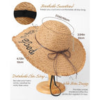 Sun Hats for Women Beach Hats for Women Packable Foldable Wide Brim Womens Sun Hat UPF 80+