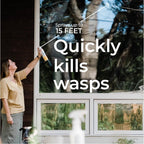 Wondercide - Wasp And Hornet Killer Aerosol Spray With Natural Essential Oils - Kill Wasps, Hornets,And Yellow Jackets - For Porch, Patio, And Outdoor Areas - Pet And Family Safe - 10 Oz - 2 Pack