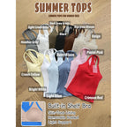 Danysu V Neck Cotton Tank Tops with Built-in Shelf Bra Sleeveless Racerback Fitted Basic Cami Shirts