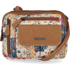 Multisac Zippy Triple Compartment Crossbody Bag