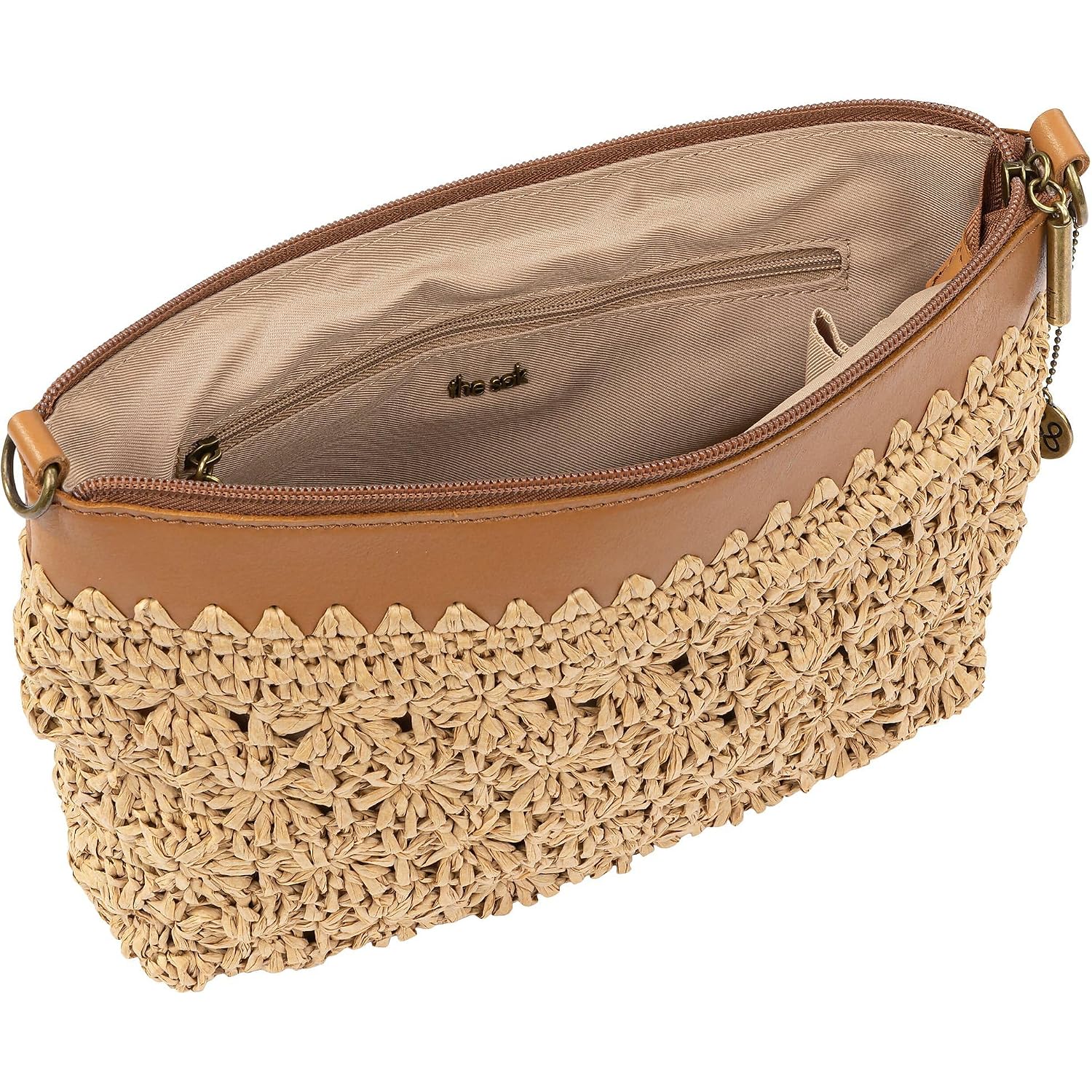 The Sak Lumi Convertible Crossbody Purse - Women'S Handbag For Everyday & Travel, 3-In-1 Small Crossbody In Crochet & Leather
