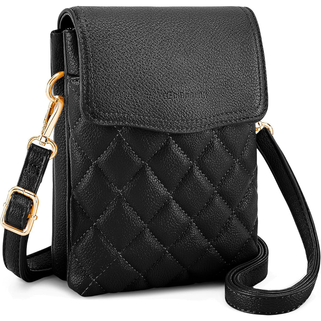 Rfid Small Crossbody Bags For Women Quilted Cell Phone Purse Women'S Crossbody Handbags With Credit Card Slots