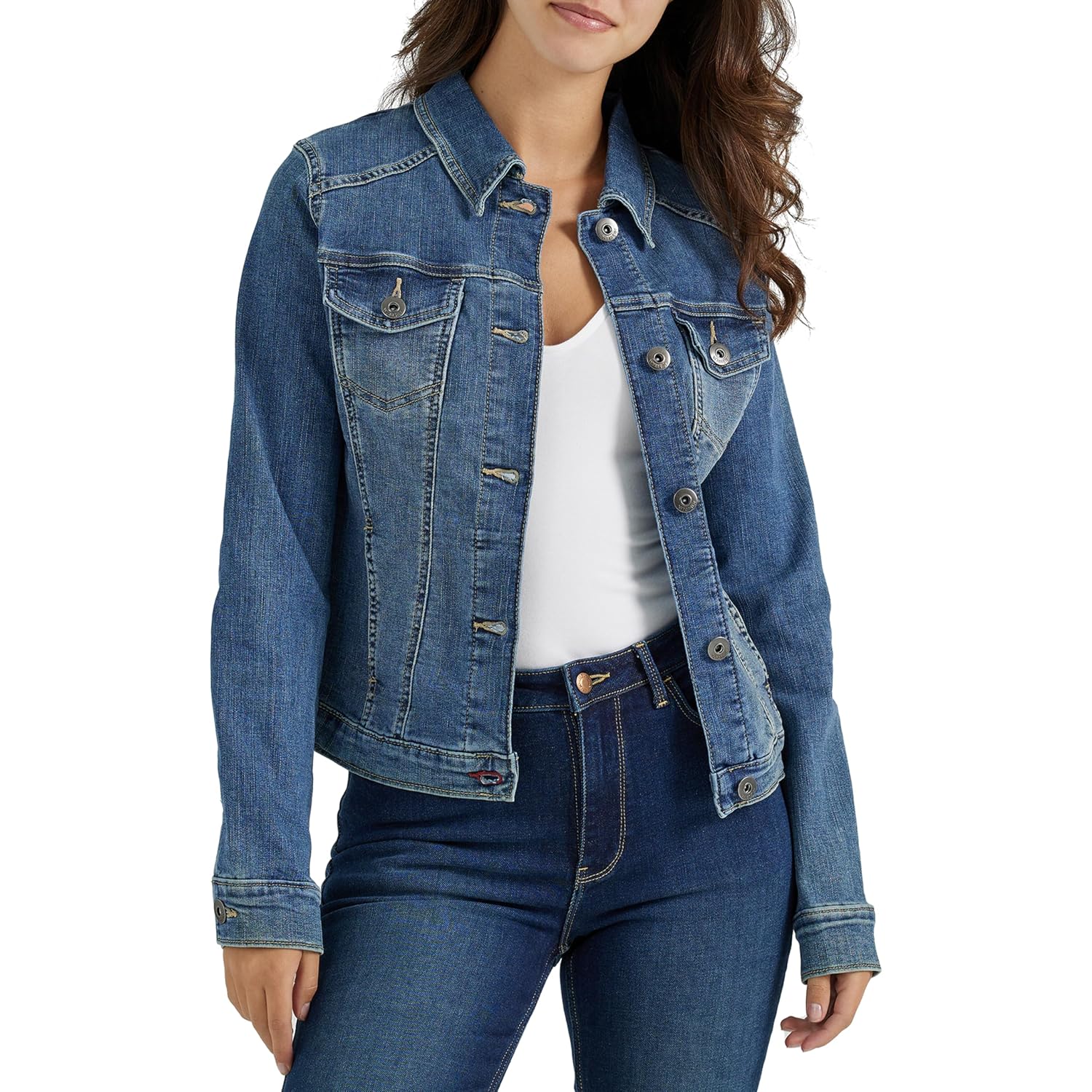 Wrangler Authentics Women'S Stretch Denim Jacket