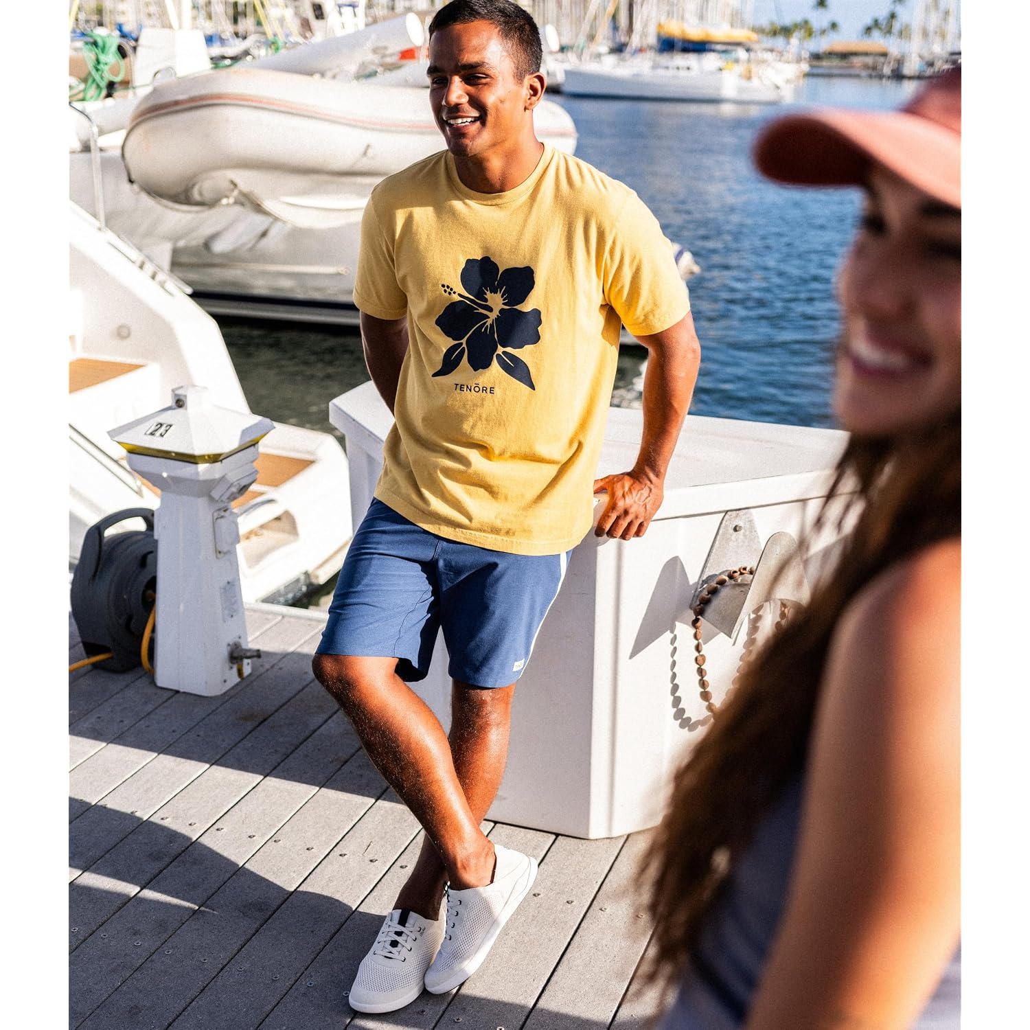 Olukai Moku Pae Slip-On Men'S Boat Shoes, Breathable Mesh Deck Shoes, Lightweight Water-Friendly Beach Sneakers For All-Day Comfort