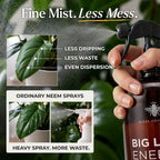Big Leaf Energy Organic Neem Oil Spray For Plants, Indoor + Outdoor, 16Oz | Ready-To-Use Plant Wash With Essential Oils For Multi-Purpose, Advanced Protection. Made In Usa. Non-Synthetic, No Alcohols