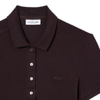 Lacoste Women'S Short Sleeve Slim Fit Stretch Pique Polo Shirt