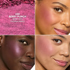 COVERGIRL TruBlend Skin Enhancer Baked Luminous Blush, with Hyaluronic Acid & White Rose Extract, Blends Seamlessly - 430 Berry Punch (Berry with Fuchsia Swirls)
