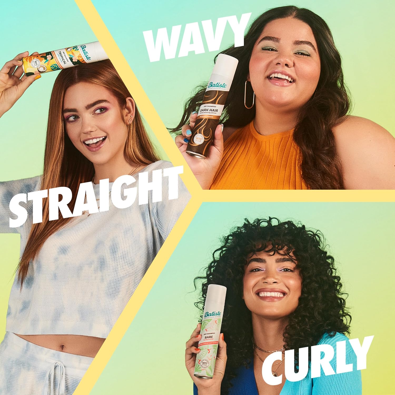 Batiste Dry Shampoo for Blonde Hair, Refresh Hair and Absorb Oil Between Washes, Waterless Shampoo for Added Hair Texture and Body, 5.71 oz
