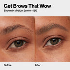Revlon Colorstay Micro Eyebrow Pencil With Built In Spoolie Brush, Infused With Argan And Marula Oil, Waterproof, Smudgeproof, 454 Medium Brown, 0.003 Oz