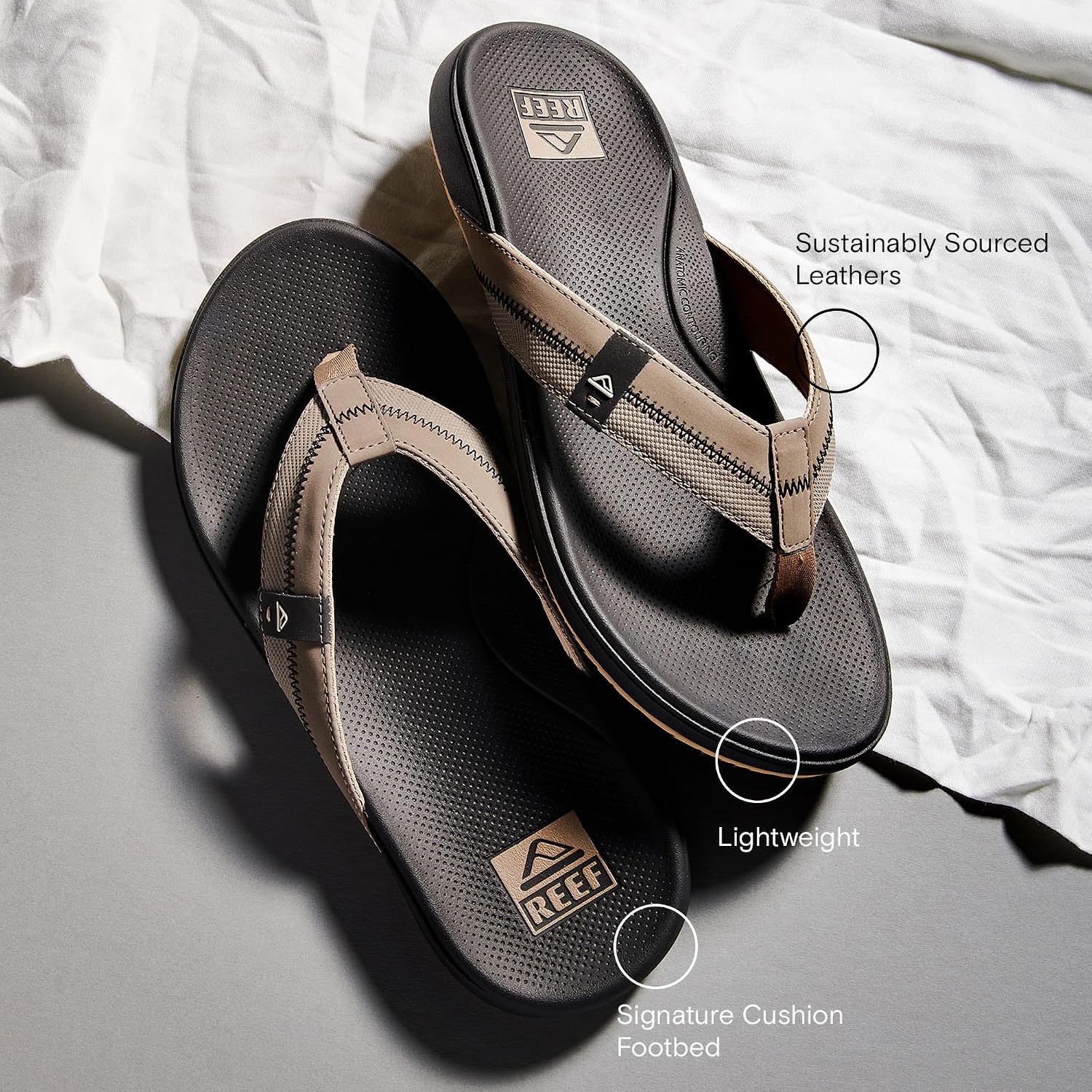 Reef Cushion Phantom 2.0 Men'S Flip Flop, Ultra Soft Cushion Footbed