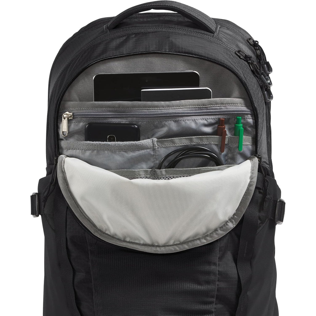 The North Face Recon Everyday Laptop Backpack - Daypack, Water Repellent, Laptop Sleeve, 2 Water Bottle Pockets, Tnf Black/Tnf Black-Npf, One Size