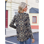 Zeagoo Womens Tops Long Sleeve Shirts Boho Tops for Women 2026 Fall Blouses Ladies Sweatshirts Spring Fashion Clothing