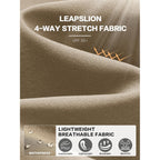 Men'S 7" Lightweight Golf Shorts Casual Quick Dry Breathable Stretch Work Flat Front Shorts With 3 Pockets