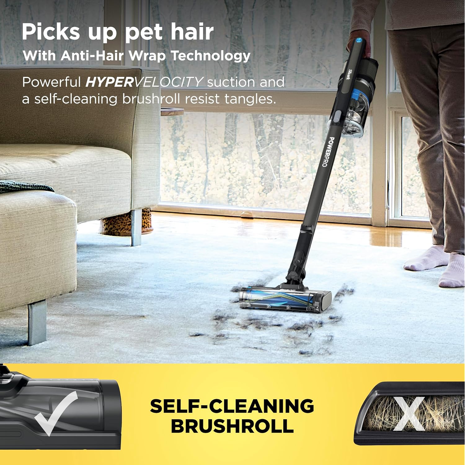 Shark Powerpro Reveal Plus Cordless Vacuum Cleaner - Charcoal - Iz376H