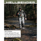 Frogg Toggs Men'S Hellbender Fishing Wading Boot In Felt Or Cleated