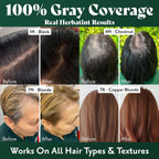 Herbatint Permanent Hair Dye For Women - 1N Black - For Up To 100% Gray Coverage of Resistant Gray Hair - Ammonia-Free, Alcohol-Free & Vegan - Salon Influenced Hair color 5.75 fl oz