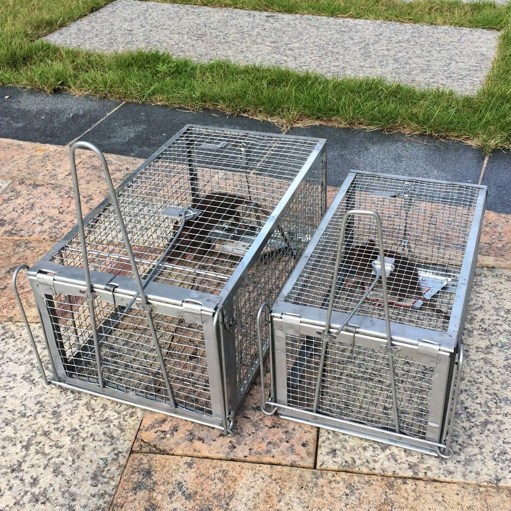 Kensizer Humane Rat Trap, Small Mouse Traps 10.5" L X 5.5" W X 4.5" H | Chipmunk Rodent Trap, Indoor And Outdoor, Mouse Voles Hamsters, Live Cage Catch And Release, 1-Pack