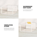 12 Pack Shoe Storage Box, Clear Plastic Stackable Shoe Organizer For Closet, Space Saving Foldable Shoe Rack Sneaker Container Bin Holder