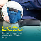 Beltbro Pro For Men And Women Elastic No Buckle Invisible Belt Patented Metal Free Tsa Soft Adjustable Side Tactical Belt