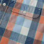 Dubinik® Mens Short Sleeve Button Down Shirts Plaid Casual Western Style Shirt 2 Pocket Lightweight Breathable Regular Fit