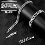 Batiyeer Women's Ankle Bracelets Cuban Link Chain Anklets Adjustable Chunky Anklets with Detachable Extender Rhinestone Bling Jewelry Gifts