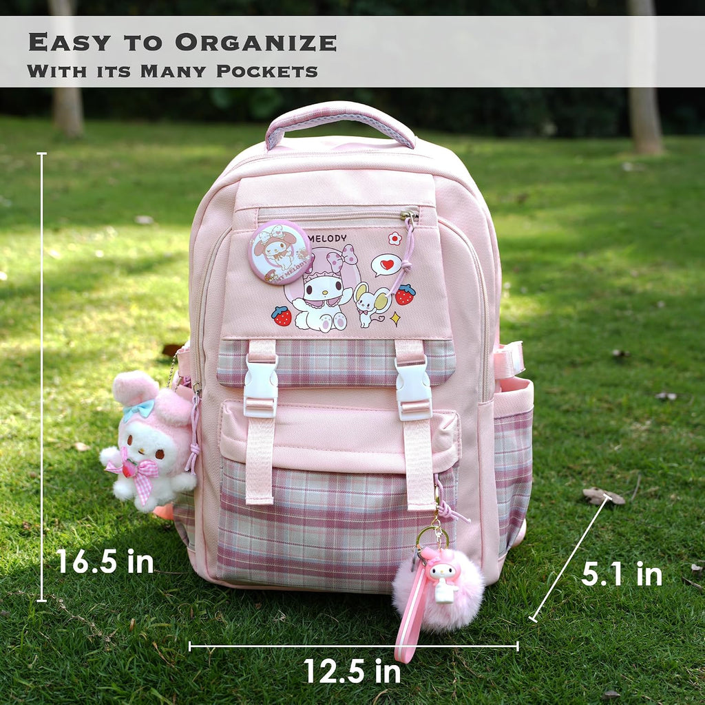 Juju Pink Kawaii Backpack - Cute Kawaii Stuff Mochila Kawaii - Cute Backpacks For Girls - Backpacks For School Girls