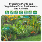 Garden Netting Pest Barrier: 4'X10' Fine Bug Netting For Garden Protection Row Cover Raised Bed Screen Mesh Greenhouse Mosquito Net, Protecting Tree Plants Vegetable Flowers Fruits