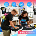 Joyclub 5 Pcs Black Blank T Shirts Bulk Crew Neck Short Sleeve Wholesale Plain Polyester Shirt Tee For Diy Daily Wear