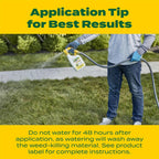 Scotts Liquid Turf Builder With Plus 2 Weed Control, 32 Fl. Oz. | Liquid Weed Killer And Grass Fertilizer, Hose-End Applicator