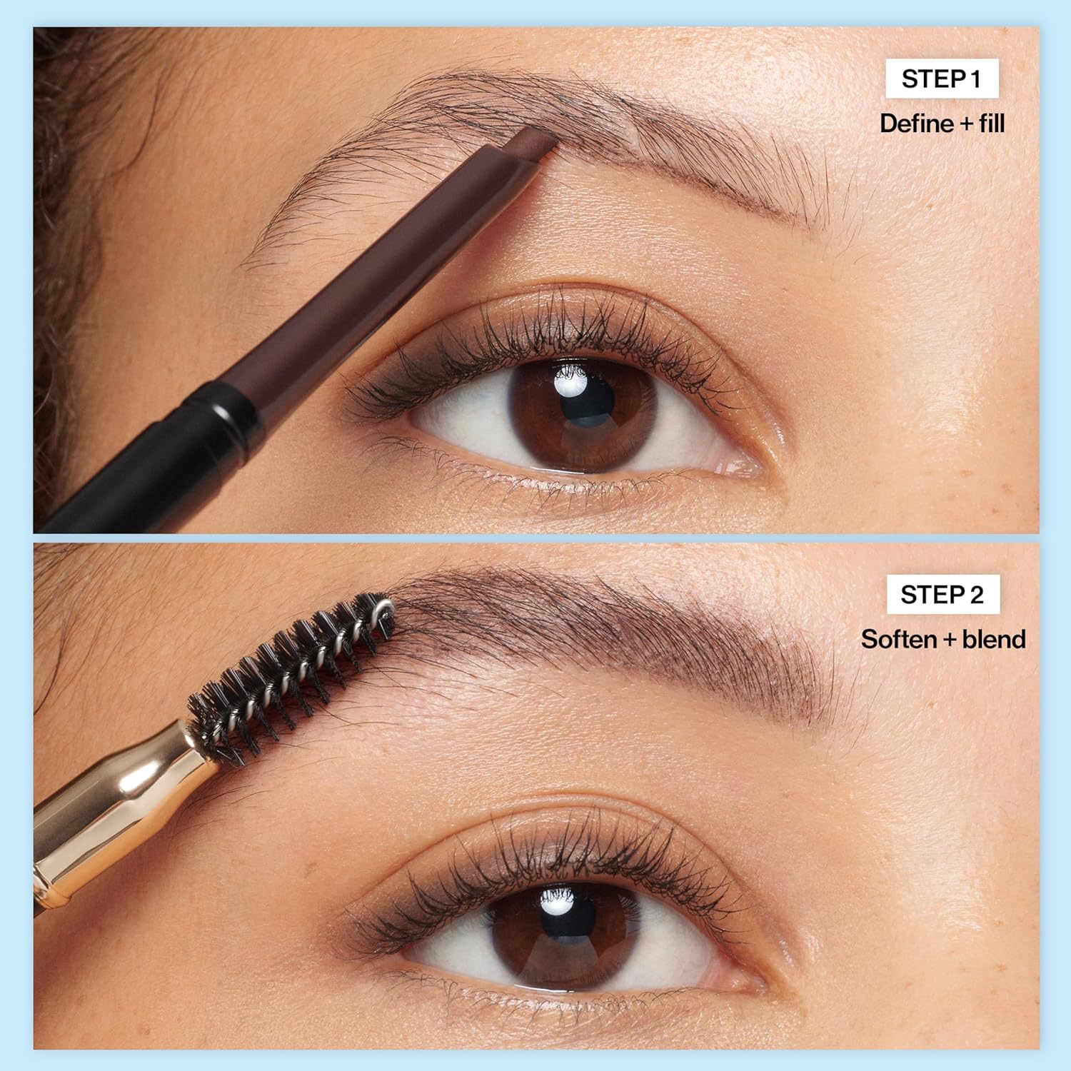 Revlon ColorStay Eyebrow Pencil with Spoolie Brush, Waterproof, Hair-Like Strokes for Natural Looking Brows, 210 Soft Brown, 0.021 oz