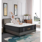 Soulfea Full Size Mattress,10 Inch Hybrid Full Mattress In A Box With Memory Foam & Individual Pocket Spring For Edge Support,Pressure Relief,Medium Firm,Certipur-Us.