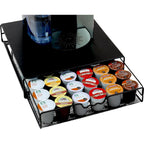 Decobrothers K-Cup Holder Drawer For 36 Coffee Pods Storage, Black