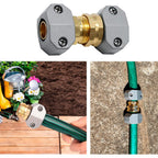 Liulo Tool Garden Hose Repair Kit, 3 Sets Aluminum Alloy Garden Hose End Mender Kit, Male And Female Garden Water Hose Repair Connector Fittings, Fit 5/8" And 3/4" Garden Hose Connector