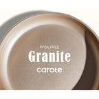CAROTE 2QT & 2.5QT Sauce Pan Sets with Lid & Ladle Cooking Pots Nonstick Saucepans Cookware Set Small Kitchen Pot, Induction Comptable, Easy to Clean, PFOA FREE (Green)