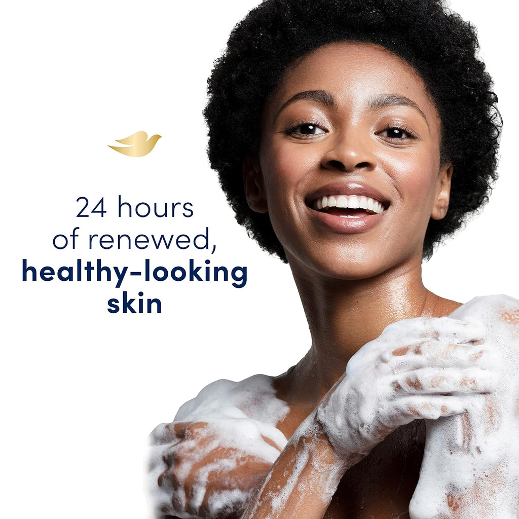 Dove Body Wash Sensitive Skin 4 Count Hypoallergenic, Paraben-Free, Sulfate-Free, Cruelty-Free, Moisturizing Skin Cleanser Effectively Washes Away Bacteria While Nourishing Skin 20 Oz