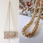 Floral Clutch Purses For Women, Small Evening Wedding Shoulder Handbags