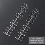 120pcs Color Display Tips, Clear Nail Art Display Chart Nail Polish Swatches Dots with Adhesive Sticker for Nail Polish
