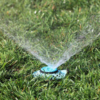 Melnor 65101-Amz Sprout Metal 8-Pattern Sprinkler And Quickconnect Product Adapter Amazon Bundle, Gooseberry Green