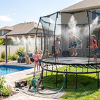 Misters For Outside Patio 63Ft(19.2M)+21 Brass Mist Nozzles+A Brass Adapter(3/4") Detachable Outdoor Misting Cooling System For Garden, Waterpark, Greenhouse, Backyard, Fan, Umbrella, Deck, Canopy