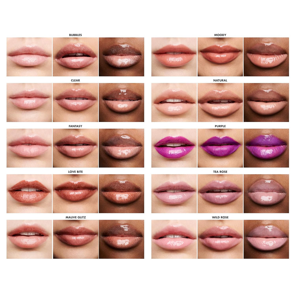 e.l.f. Lip Lacquer, Hydrating Lip Gloss, Non-Sticky Ultra-Shine with Vitamin A & E, Vegan & Cruelty-Free, Wild Rose