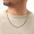 Nuragold 10K White Gold Solid Rope Diamond Cut Chain Necklace 16"-30" (1.5mm-6mm) Made in Italy (Mens Womens Unisex Jewelry